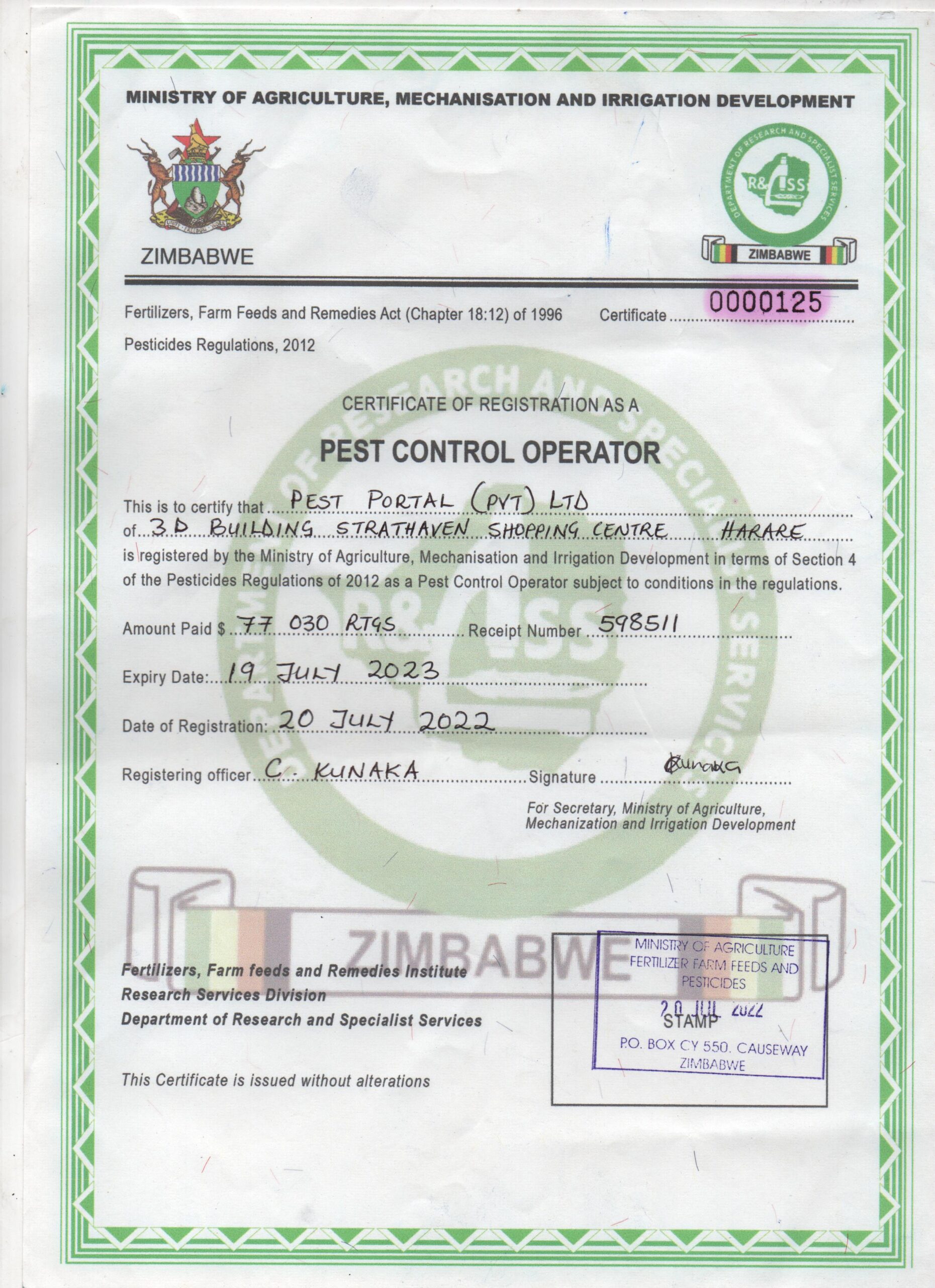 Top 7 Qualities to Look for in a Pest Control Service in Zimbabwe.